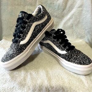 Vans Old Skool Shiny Party Confetti-kids 3.5 w5